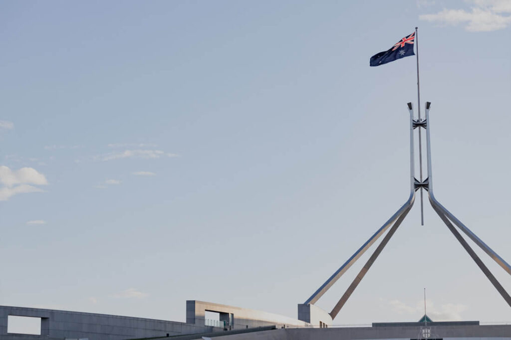 Image of Australia's Parliament House in the ACT, nearby to the Diversity Arrays office